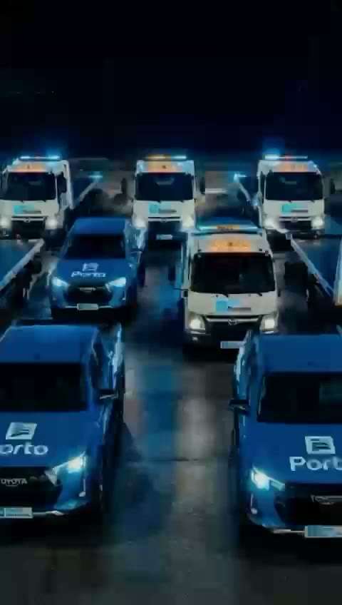 Cuadro del video de Porto Seguro: Auxilio Mecánico · la flota renovada
